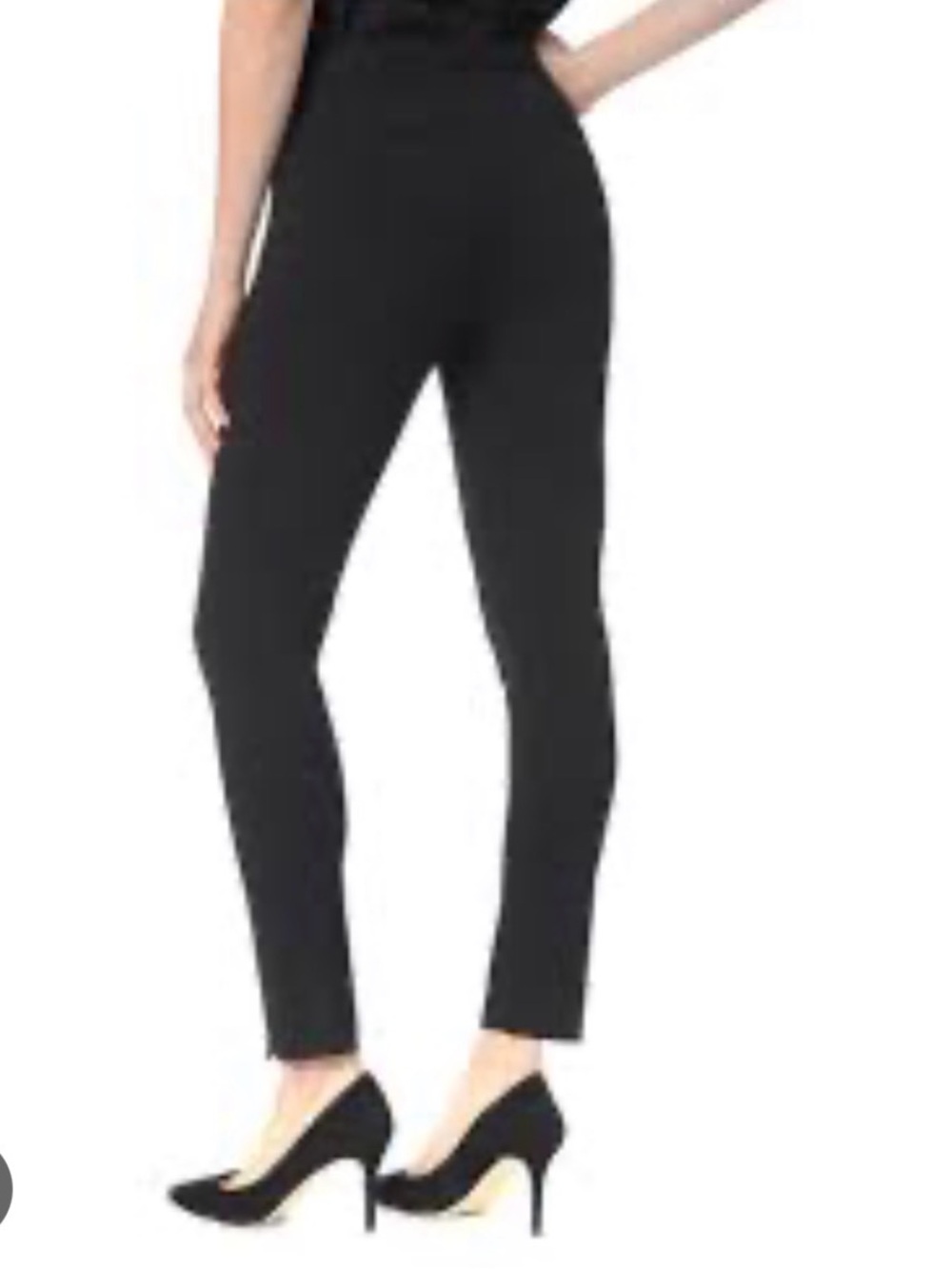 NYDJ Black Betty Point Skinny Ankle Pants Size 10